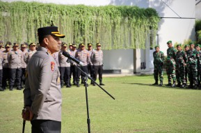 Polresta Banyuwangi Siagakan Ratusan Personel Gabungan, Amankan Rekapitulasi Hitung Suara Pilkada 2024