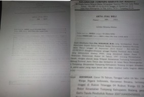 Tercorengnya Nama Baik Keluarga Hj.Khusnia Setelah Diduga Terbit Dua AJB Pada Sebidang Tanah Yang Sama