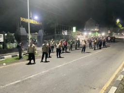 Antisipasi Gangguan Kamtibmas, Polres Nganjuk Gelar Penyekatan Kedaerahan di Wilayah Perbatasan