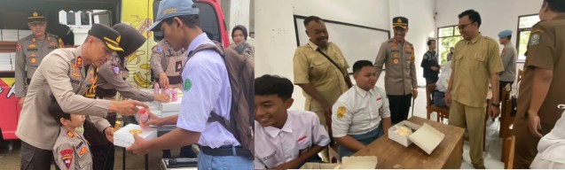 Si Sumeh” dan “Si Sabar” Kembali Berbagi Makanan Sehat Bergizi Gratis bagi Pelajar