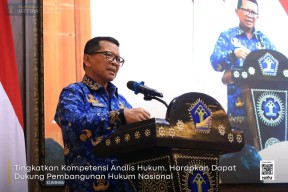 Tingkatkan Kompetensi Analis Hukum, Harapkan Dapat Dukung Pembangunan Hukum Nasional