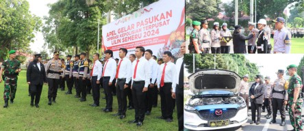 Operasi Lilin Semeru 2024, Polres Kediri Kota Siagakan 210 Personel Gabungan Pengamanan Libur Nataru