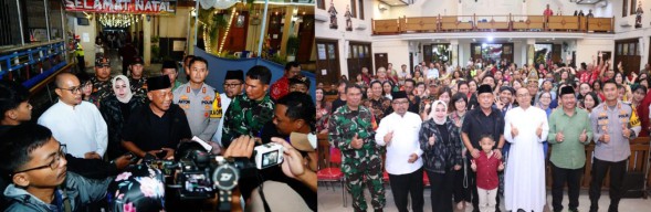 Polres Ponorogo dan Forkopimda Gelar Patroli Pastikan Ibadah Natal Berjalan Aman dan Khidmat