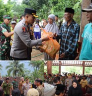Kolaborasi Polresta Banyuwangi dan Forkopimda Salurkan Bantuan untuk Warga Terdampak Banjir.