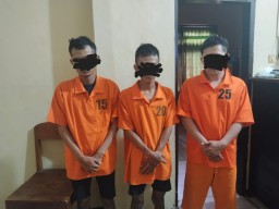 Polres Nganjuk: "Tangkap Tiga Pelaku Pengeroyokan di Baron, Saling Ejek Saat Malam Tahun Baru"