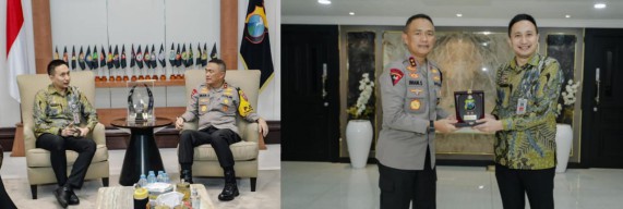 Kapolda Jatim: "Terima Kunjungan Kepala Imigrasi Surabaya"