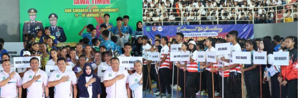 PBVSI Jatim Cari Bibit Atlet Terbaik:  "Forkopimda Sidoarjo Buka Kejurprov Bola Voli U-15 di GOR Delta"