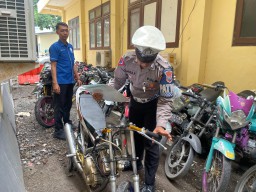 Harkamtibmas: Polres Situbondo Tindak Tegas Balap Liar Belasan Motor Diamankan