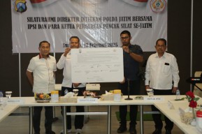Polda Jatim dan Perguruan Pencak Silat: "Tanda Tangani Kesepakatan Jaga Kamtibmas"