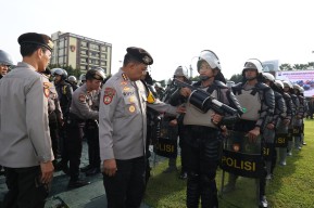 Polda Jatim Siapkan 706 Personel Jelang Pelantikan Kepala Daerah