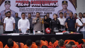 Tiga Pekan Polrestabes Surabaya: "Berhasil Ungkap 70 Kasus Curanmor, 42 Tersangka Diamankan"