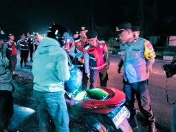 Polres Nganjuk: "Gelar Patroli SREG, Antisipasi Balap Liar dan Kejahatan Jalanan"