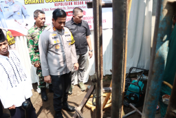 Jelang Ramadhan Polres Kediri Bangun Sumur Bor untuk Mushola di Desa Damarwulan