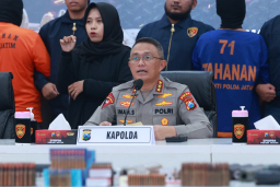 Polda Jatim Berhasil Gagalkan Penyelundupan Senjata di Bojonegoro Diduga Untuk KKB Papua