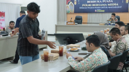 Sinergi Polri dan Media, Polres Nganjuk Hadiri Arahan Kapolri Secara Virtual