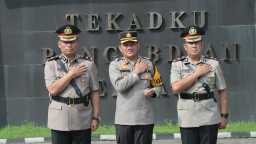 Resmi Berganti, Wakapolres Nganjuk Jalani Serah Terima Jabatan