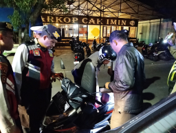 Patroli Skala Besar KRYD, Polres Nganjuk Terapkan Metode SREG hingga Dini Hari