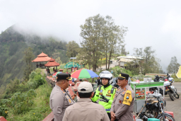 Arus Balik dan Libur Lebaran Polres Pasuruan Tingkatkan Pengawasan di Titik Vital