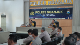 Kecelakaan Lalu Lintas Turun 52%, Polres Nganjuk Tekankan Hasil Positif Ops. Ketupat Semeru 2025