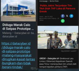 Seorang Perwira Balok Tiga : Minta Takedown atas Kesalahan Alamat, Terkait Praktik Percaloan