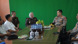 Pererat Sinergi, Kapolres Nganjuk Sambangi Kejari dan PN Nganjuk