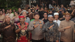 Kapolres Hadiri Dharma Santi, Serukan Toleransi Antara Umat Beragama 