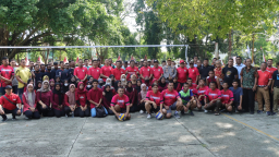 Wajah Baru Mayday di Nganjuk, Eksibisi Voli Satukan Pemerintah dan Buruh untuk Dukung Iklim Investasi