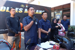 Polisi Berhasil Amankan Tersangka Pencuri Motor Kurir Yakult yang Viral di Medsos
