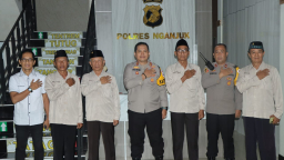 Silaturahmi Kapolres Nganjuk dan Pengurus PP Polri