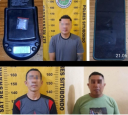 Ungkap Kasus Narkoba, Polisi Berhasil Amankan 3 Tersangka Pengedar dan 4,21 gram Sabu
