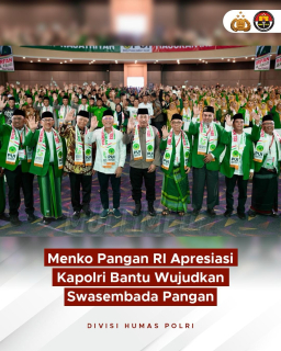 Dr. (H.C.)Zulkifli Hasan, S.E., M.M.: "Salah Satu Perwujudan Peran Polri Melalui Program Penanaman Jagung se-Indonesia"