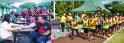 Uji Kemampuan Fisik Prajurit Kodim 0808/Blitar Melalui Samapta Periodik