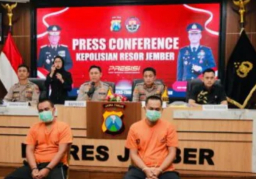 Setelah Buron 12 Tahun, Dua Pelaku Kasus Pembunuhan Diamankan Tim Kalong Satreskrim Polres Jember