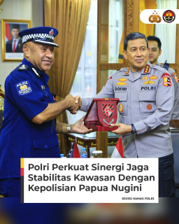 Wakapolri, Komjen Pol. Drs. Ahmad Dofiri, M.Si., Memimpin Penerimaan Kunjungan Kerja