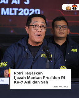 Presiden RI ke-7 Ir. H. Joko Widodo, Dinyatakan Asli dan Sah