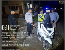 Libur Kenaikan Yesus Kristus, Polres Nganjuk Siagakan Patroli SREG