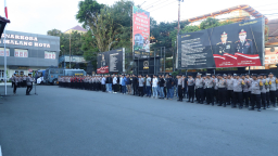 Polresta Malang Kota Libatkan 250 Personel Pengamanan Libur Panjang Hari Raya Idul Adha 1446H