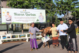 Idul Adha 1446 H, Polres Tuban Distribusikan 6 Ekor Sapi dan 27 Kambing