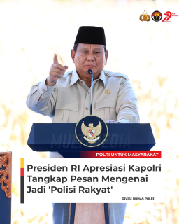 Presiden RI Apresiasi Kepada : Kapolri Jenderal Polisi Drs. Listyo Sigit Prabowo, M.Si.,  dinilai Berhasil