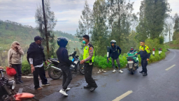 Polres Pasuruan Tingkatkan Pengamanan Jelang Upacara Yadnya Kasada di Gunung Bromo