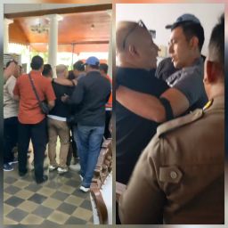 Awak Media Dilarang Meliput, Dipiting, Ditendang, Oleh Oknum Pengamanan Wabup Sidoarjo