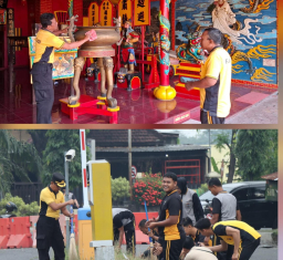 Sambut Hari Bhayangkara ke-79, Polres Nganjuk Gelar Kerja Bak