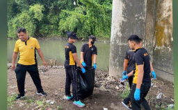 Polri Peduli Lingkungan: Polres Jember Gelar Aksi Bersihkan Sungai Bedadung di Hari Bhayangkara ke -79
