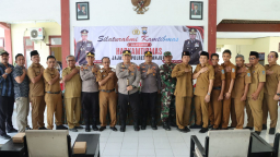 Perkuat Sinergi, Kapolres Nganjuk Gelar Silaturahmi Kamtibmas di Kecamatan Tanjunganom dan Prambon 