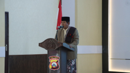 Doa Bersama Lintas Agama Jelang Peringatan Hari Bhayangkara ke-79 di Polres Nganjuk