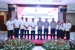 Kolaborasi Polda Jatim dan BBWS Brantas di Hari Bhayangkara ke -79: Bangun Sumur Bor Dukung Efisiensi Air