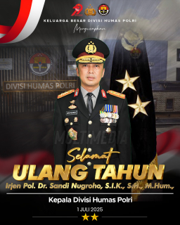 Keluarga Besar Divisi Humas Polri Mengucapkan 