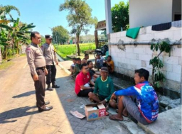 Polres Nganjuk Gelar Patroli SREG dan Program Sokoguru Jelang Pengesahan Warga Baru PSHT