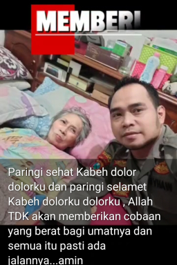 Semoga Diberikan Kesehatan Kepada Ibunda Tersayang Tercinta....Amin
