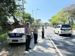 Patroli Satgas Operasi Patuh 2025 Sisir Jalur Blackspot Barat-Timur, Puluhan Pengendara Diimbau Tertib 